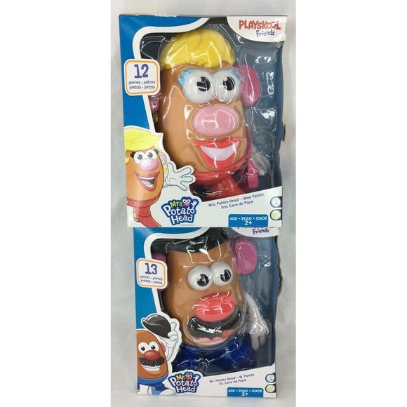 Mr. Potato Head & Mrs. Potato Head Classic Retro Toys Set / 2 NEW ORIGINAL BOXES - Picture 8 of 12